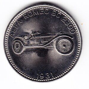 SHELL Germany Alfa Romeo Medal (b70)